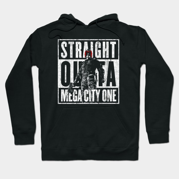 Straight Outta Mega City One Hoodie by huckblade